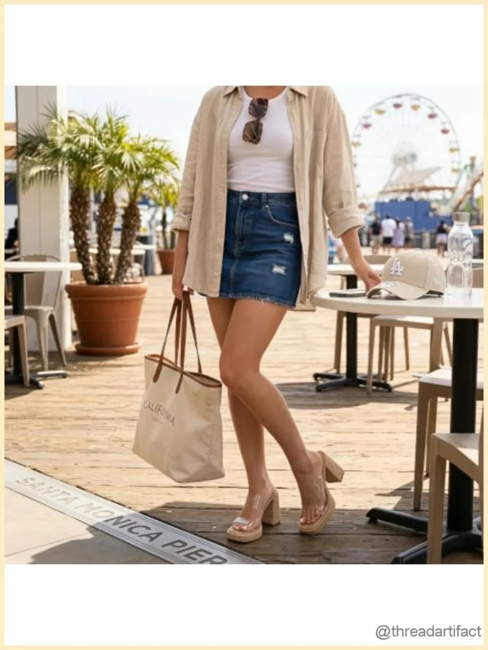 Raffia Woven Platform Block Heeled Sandals Summer Beach Chunky Slip On Casual